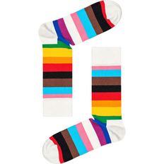 Streifen Socken Happy Socks Pride Sock - White