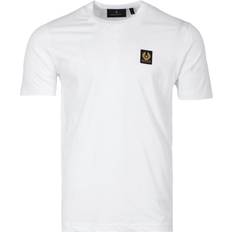 Belstaff Bekleidung Belstaff Patch Logo Short Sleeve T-shirt - White