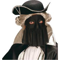 Øyemasker Widmann Eyemask Veiled Black Carnival Party Masks Eyemasks & Disguises for Masquerade Fancy Dress Costume Accessory