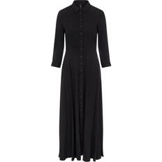Hemdkragen Kleider Y.A.S Savanna Dress - Black