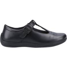 Lave sko Hush Puppies Girls Eliza Leather School Shoes - Black