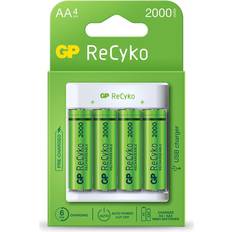 Gp recyko GP Batteries ReCyko USB Charger 2000mAh 4xAA