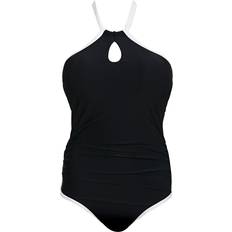 Freya Back To Black High Neck Swimsuit - Black