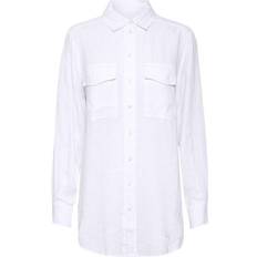 Part Two Nava Linen Shirt - Bright White