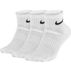 Herren Unterwäsche Nike Everyday Cushioned Training Ankle Socks 3-pack - White/Black