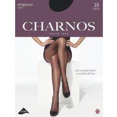 Charnos Elegance 10 Den Tights - Black