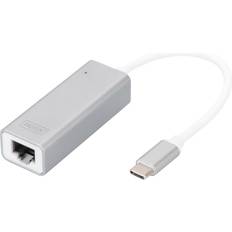 Kabel Digitus USB C-RJ45 3.0 M-F 0.2m