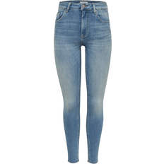 Jeans Only Blush Mid Ankle Skinny Fit Jeans - Blue/Blue Light Denim