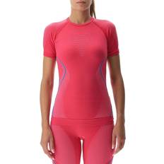 UYN Evolutyon UW Short Sleeve Shirt Women - Strawberry/Pink/Turquoise