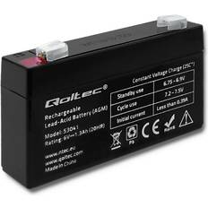 Batterier - Motorsykkelbatteri Batterier & Ladere Qoltec 53041