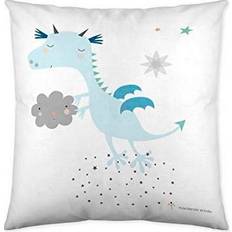 Hvite Putetrekk Haciendo El Indio Magic Dragon Pillowcase 40x40cm