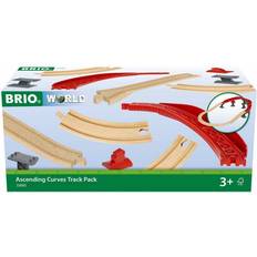 Plastikspielzeug Ergänzungen für Eisenbahnen BRIO Ascending Curves Track Pack 33995