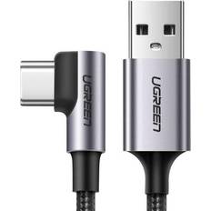 Ugreen 3A USB A - USB C 90 Degree Angled M-M 2m