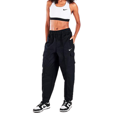 Nike Cargohosen - Damen Nike Women's Sportswear Essentials Curve Woven High Rise Cargo Pants - Black