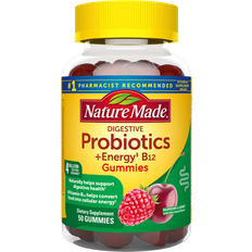 Nature Made Digestive Probiotics Plus Energy B12 Raspberry & Cherry 50