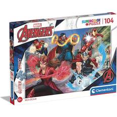 Clementoni Marvel Avengers Glitter Effect Supercolor Puzzle 104 Pieces