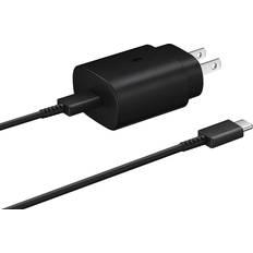 Cell Phone Chargers - Chargers Batteries & Chargers Samsung 25W USB-C Fast Charging Wall Charger (US)