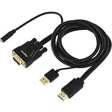 Approx HDMI/USB A-VGA/3.5mm M-F Adapter