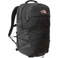 The North Face Women's Borealis Backpack - TNF Black Heather/Burnt Coral Metallic