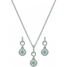 Jewelry Sets on sale Montana Silversmiths Halo & Horseshoes Jewelry Set - Silver/Transparent