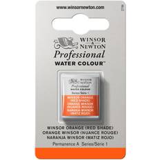 Winsor & Newton Professional Water Colour Winsor Orange Red Shade Half Pan