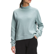 The North Face Knitted Sweaters - Women The North Face Women's Chabot Mock Neck Long Sleeve Sweater - Silver Blue