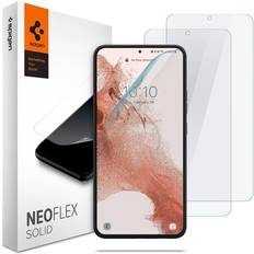 Samsung Galaxy S22 Skjermbeskyttere Spigen Neo Flex Solid Screen Protector for Galaxy S22 2-Pack