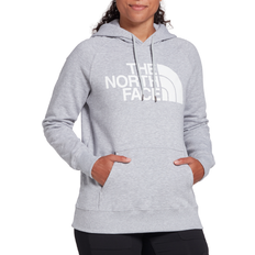 The North Face Sweatshirts - Women Sweaters The North Face Women’s Half Dome Pullover Hoodie - TNF Light Grey Heather/TNF White