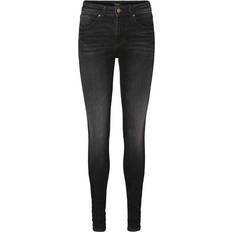 Klær Vero Moda Lux Normal Waist Slim Fit Jeans - Black