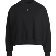 adidas Women's Originals Adicolor Essentials Crew Sweatshirt Plus Size - Black