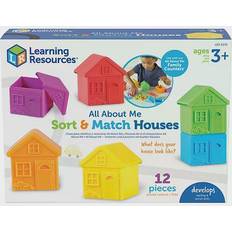 Shape Sorters Learning Resources All About Me Sort & Match Houses, Assorted Colors (LER3370)