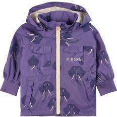 Mini Rodini Elephants Shell Jacket - Purple (2221010545)