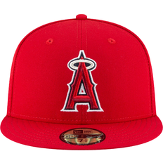 New Era Headgear New Era Los Angeles Angels 59Fifty Game Hat - Red