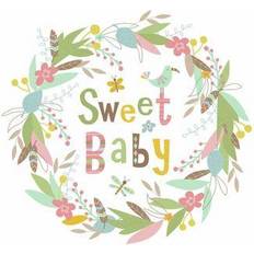 Blumen Wanddekor RoomMates Sweet Baby Giant Peel and Stick Wall Decal