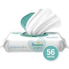 Pampers Baby Skin Pampers Sensitive Baby Wipes, 1 Pop-Top Packs, 56 pcs