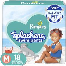 Pampers Splashers Disposable Swim Pants Size M, 9-15kg,18-pack