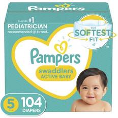 Pampers Baby care Pampers Swaddlers Disposable Diapers Size 5, 12+kg, 104pcs