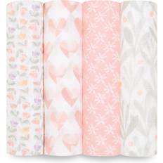 Baby care Aden + Anais Piece of My Heart Essentials Cotton Muslin Swaddles 4-pack