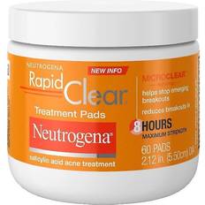 Non-Comedogenic Exfoliators & Face Scrubs Neutrogena Rapid Clear Treatment Pads 60-pack