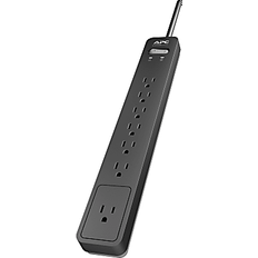 Schneider Electric Power Strips & Extension Cords Schneider Electric PE76 7-Outlet SurgeArrest Surge Protector, 6ft Cord (Black)