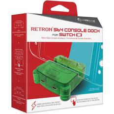 Batterier & Ladestasjoner Hyperkin Nintendo Switch Retron S64 Console Dock - Lime Green