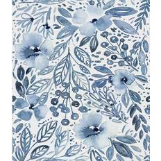 RoomMates Clara Jean April Showers Peel and Stick Wallpaper (Covers 28.18 sq. ft. blue/ white