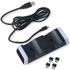 Gaming Accessories Verbatim PlayStation5 DualSense Charging Stand - Black/White