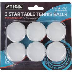 STIGA Sports Table Tennis Balls STIGA Sports 3 Star 6Pcs