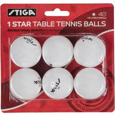 STIGA Sports Table Tennis Balls STIGA Sports 1 Star 6Pcs