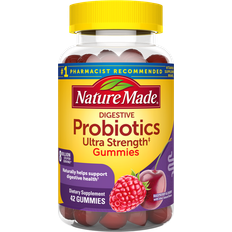 Nature Made Digestive Probiotics Ultra-Strength Gummies Raspberry & Cherry 42