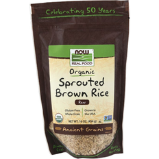 Rice & Grains Now Foods Organic Sprouted Brown Rice 16oz