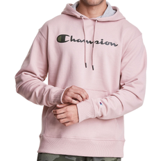 Pink champion hoodie Champion Powerblend Script Logo Hoodie - Dream Pink