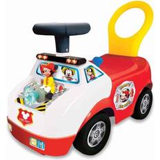 Mickey Mouse Toys Kiddieland Mickey Mouse Fire Truck Light And Sound Ride-On Multi