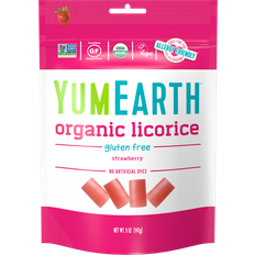 Liquorice YumEarth Organic Gluten Free Strawberry Licorice 5oz